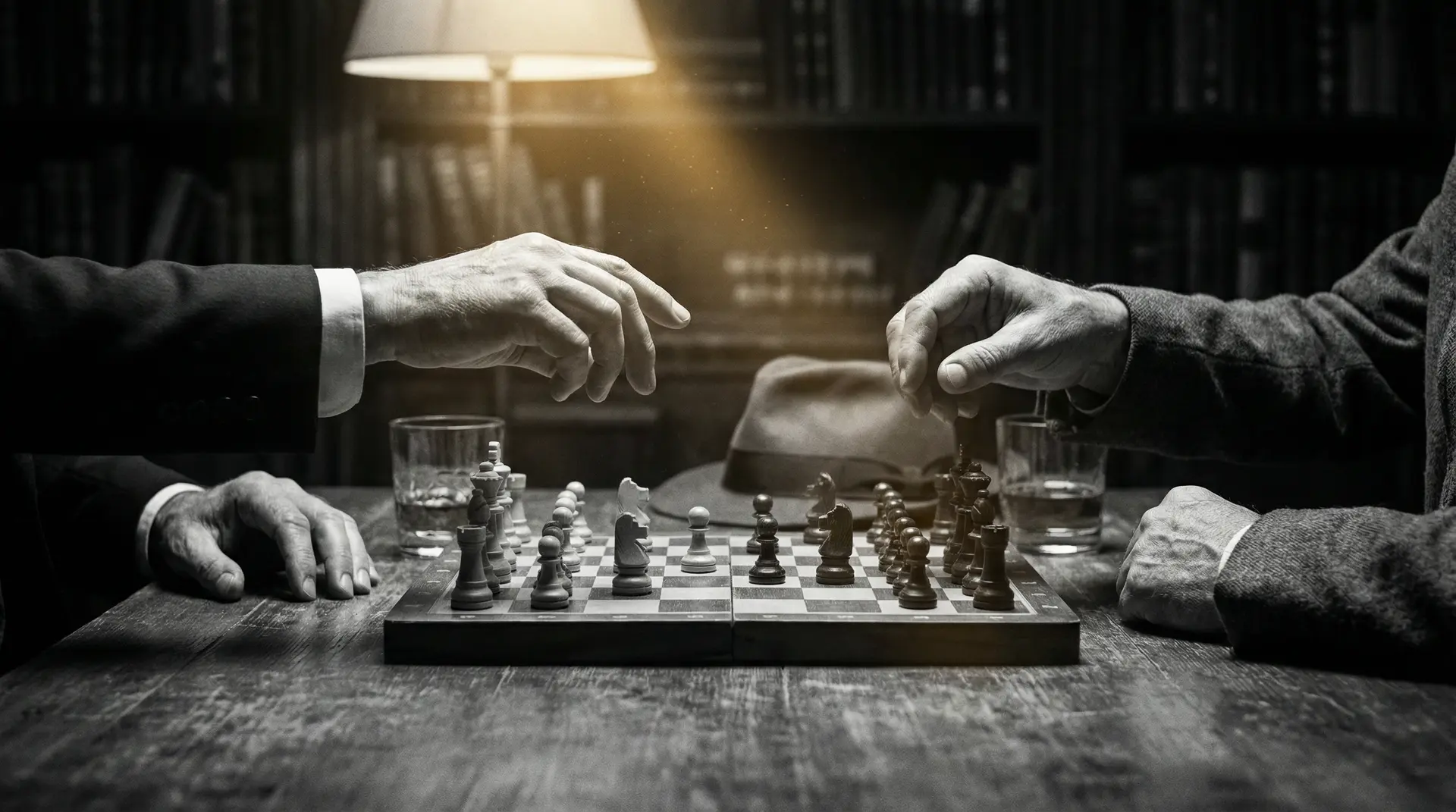 黄蓉 尤八 艺术探索系列 - 非线性叙事，棋盘上的对弈象征命运的交错